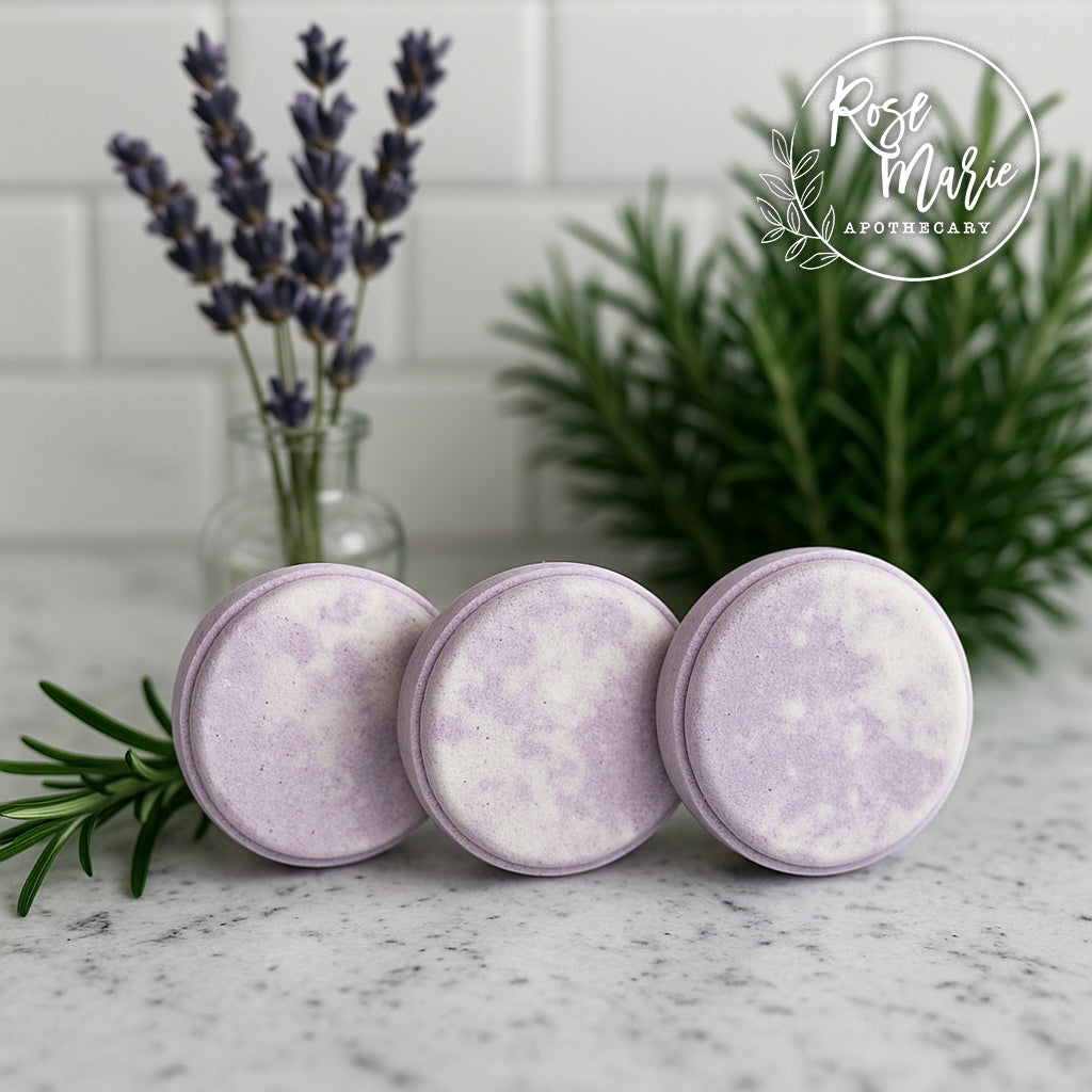 Lavender and Rosemary Bath Bomb