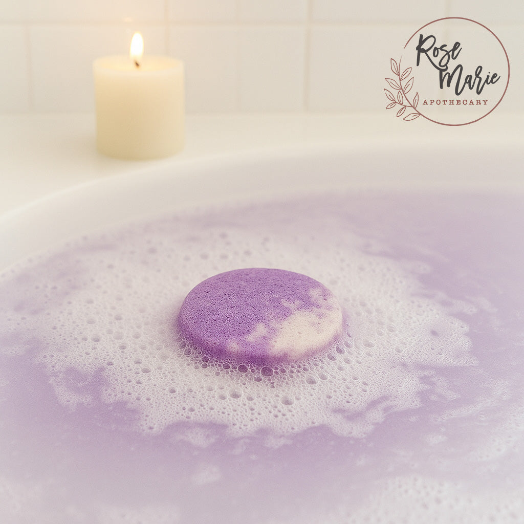 Lavender and Rosemary Bath Bomb
