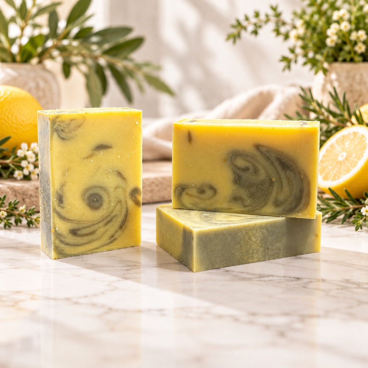 Lemon Herb Garden Natural Soap