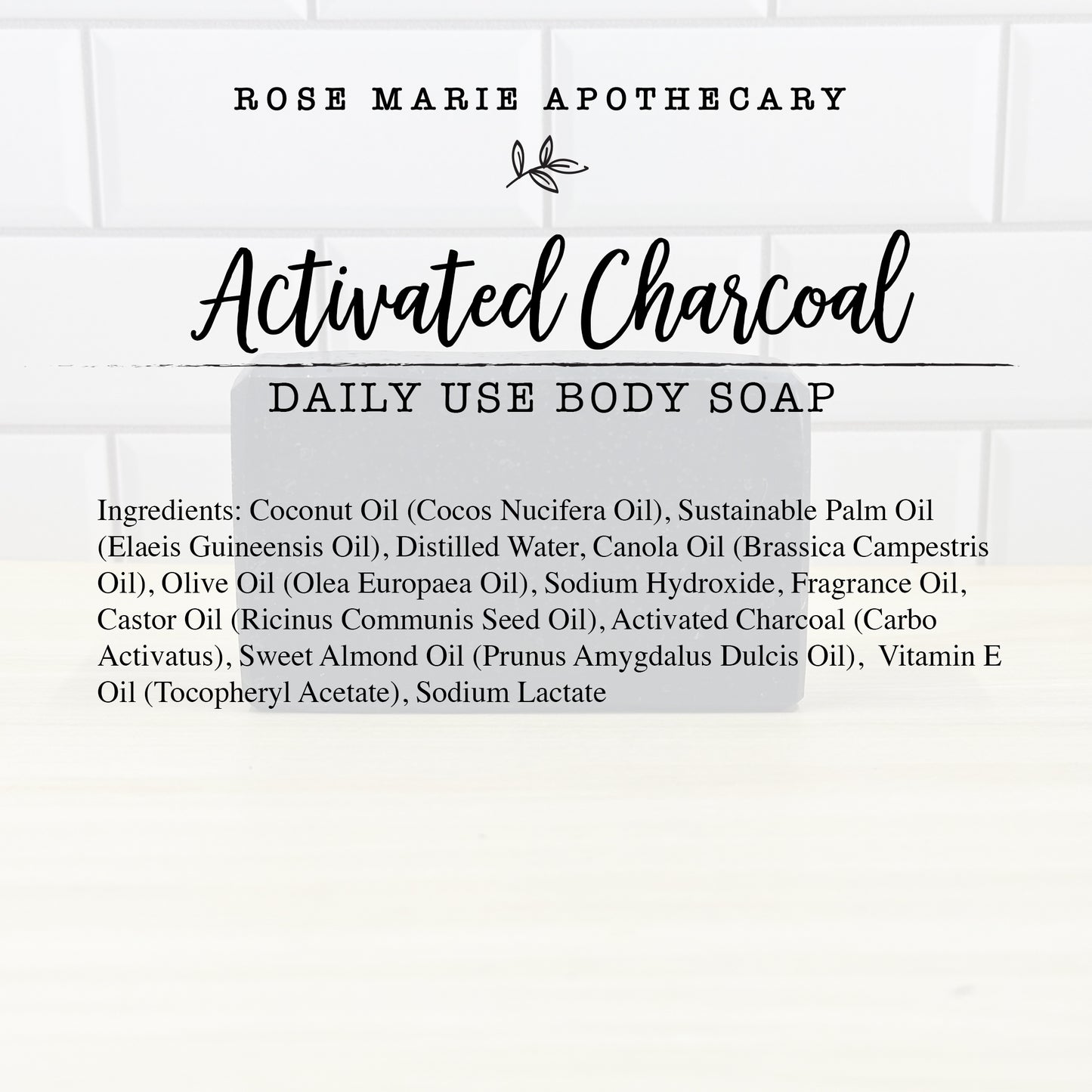 Activated Charcoal Body Soap