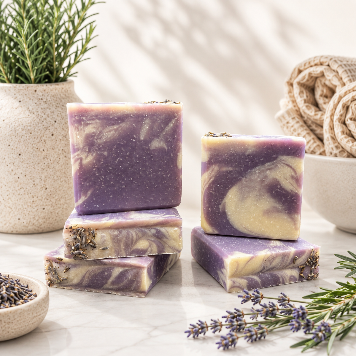Lavender and Rosemary Soap