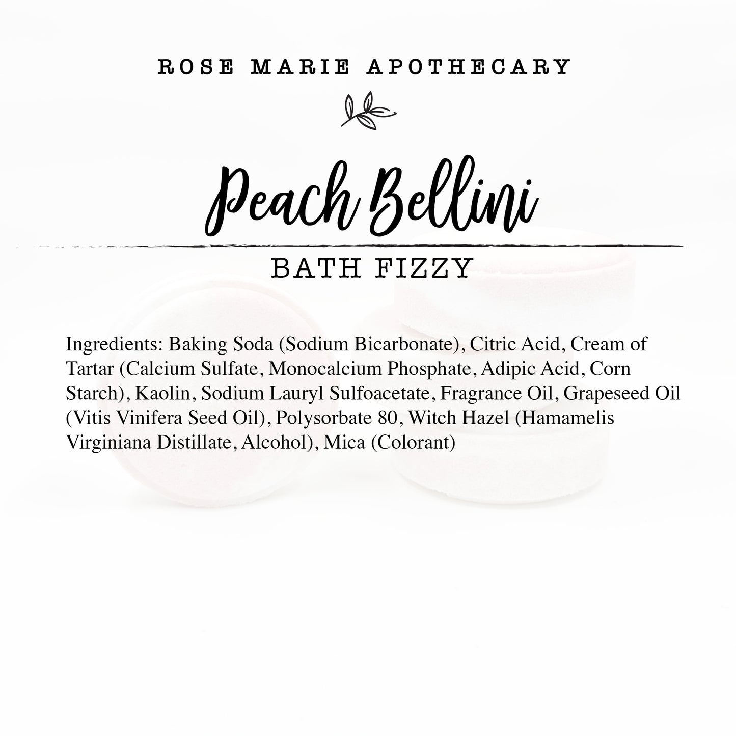 Peach Bellini Bath Fizzy