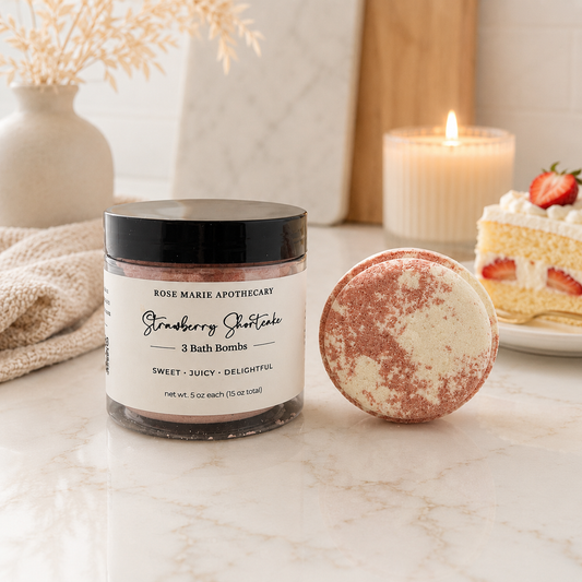 Strawberry Shortcake Bath Bomb