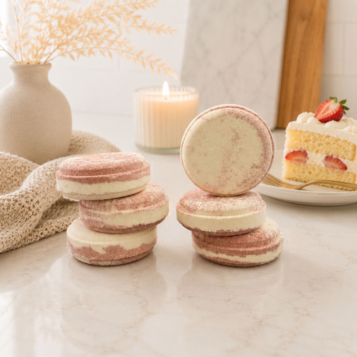 Strawberry Shortcake Bath Bomb
