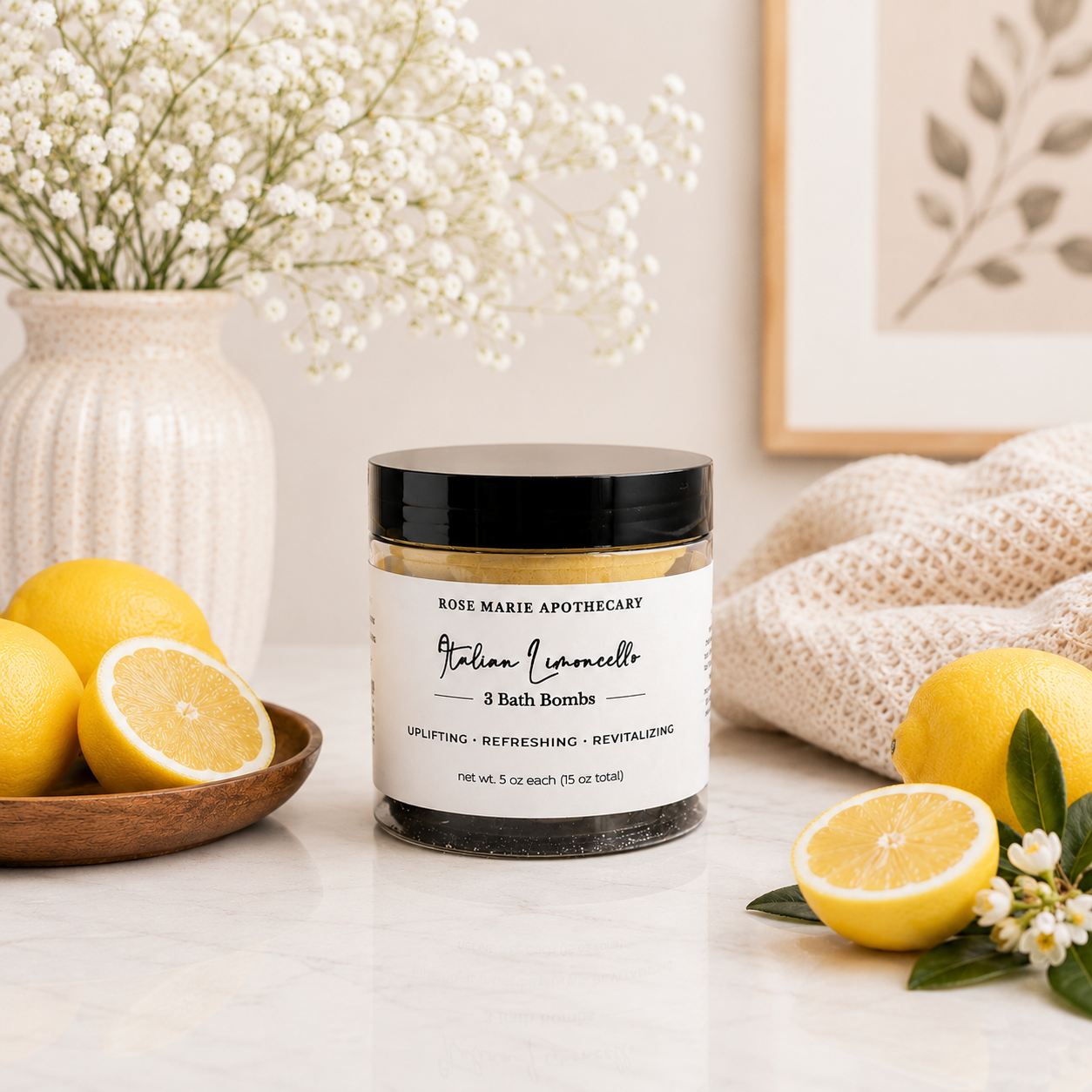Italian Limoncello Bath Bomb