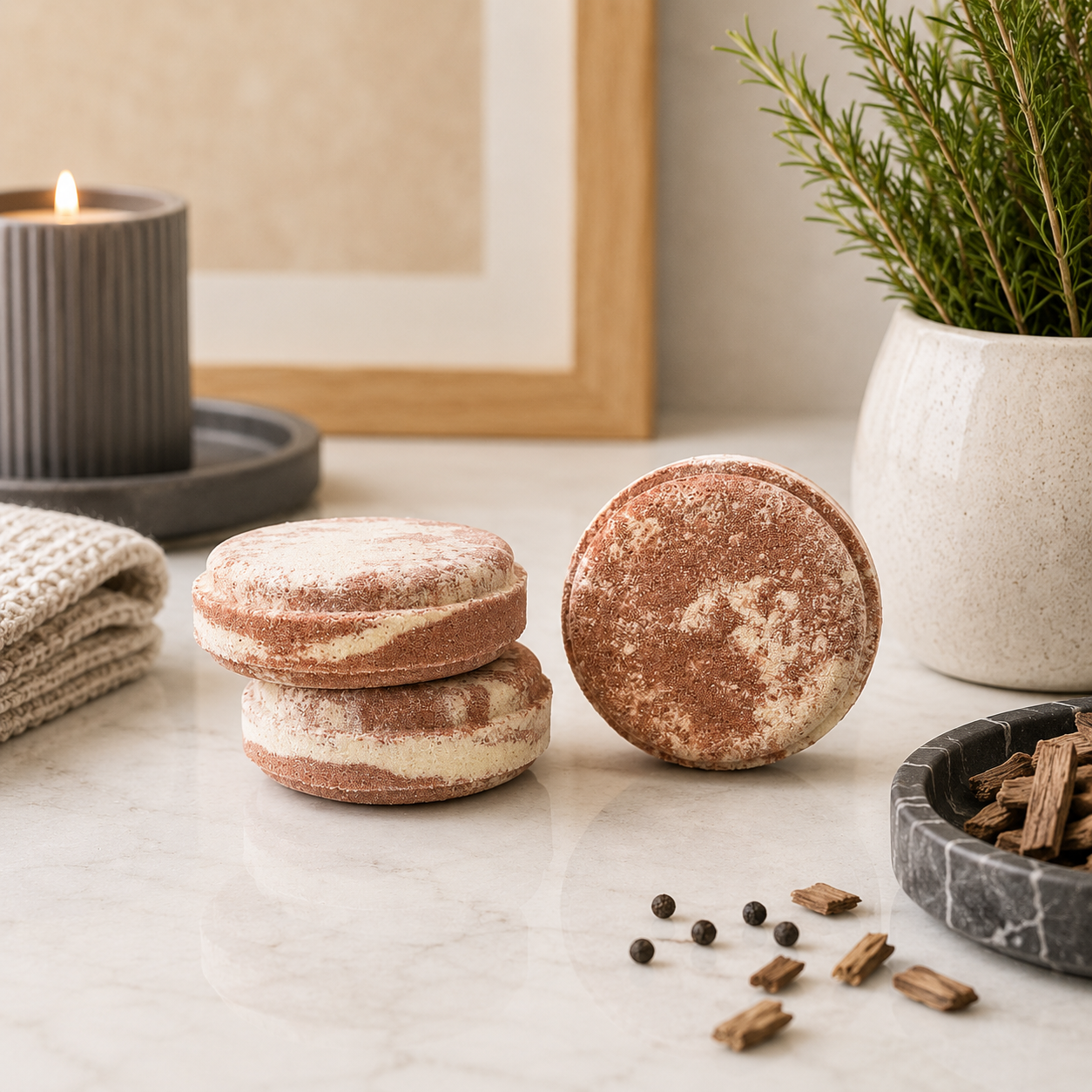 Sandalwood and Vanilla Bath Bomb