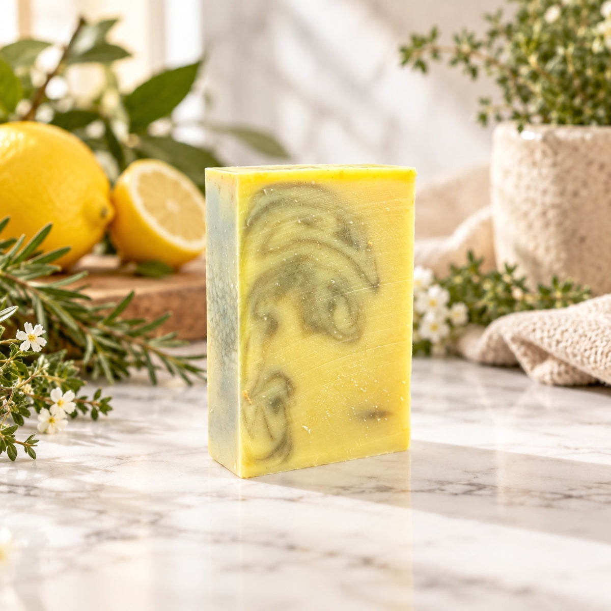 Lemon Herb Garden Natural Soap
