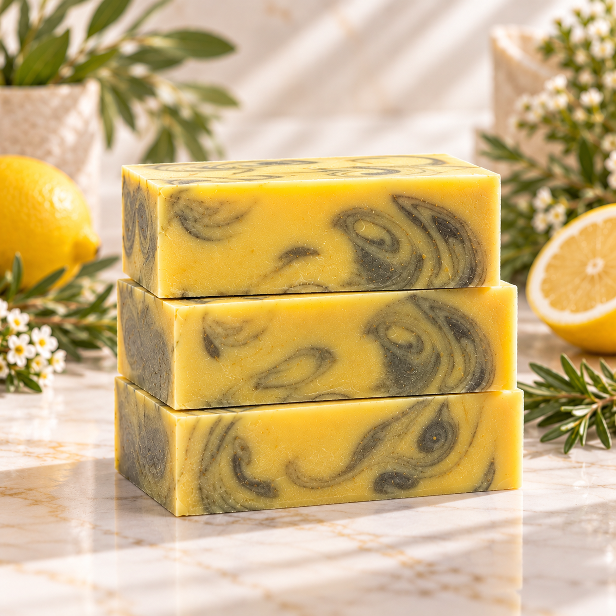 Lemon Herb Garden Natural Soap