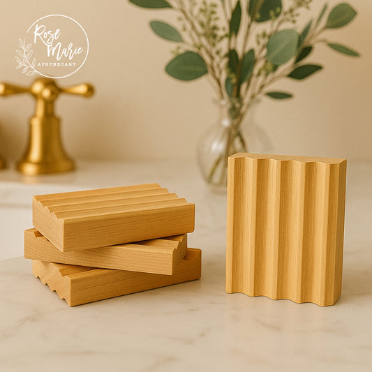 Alder Zig Zag Soap Dish