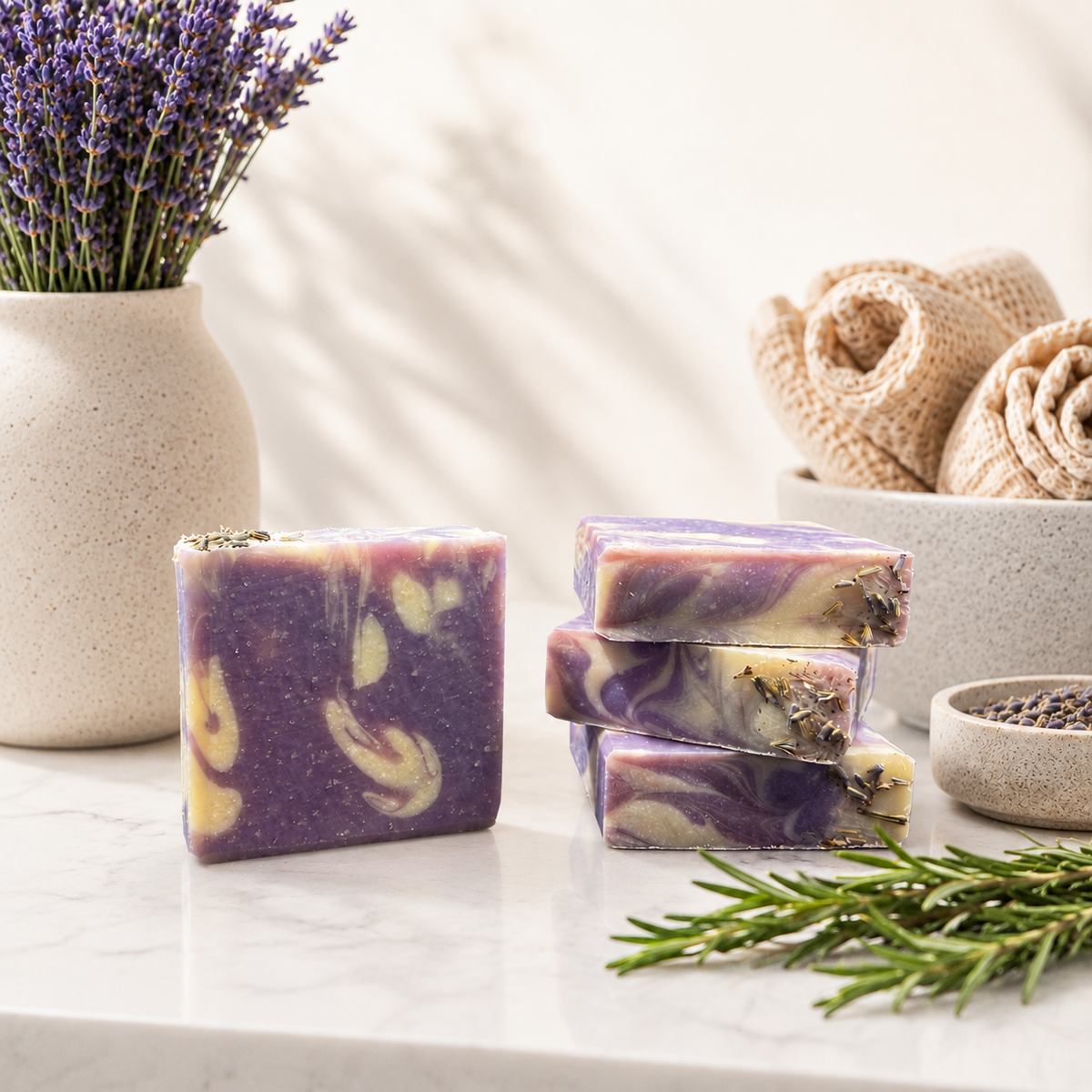 Lavender and Rosemary Soap