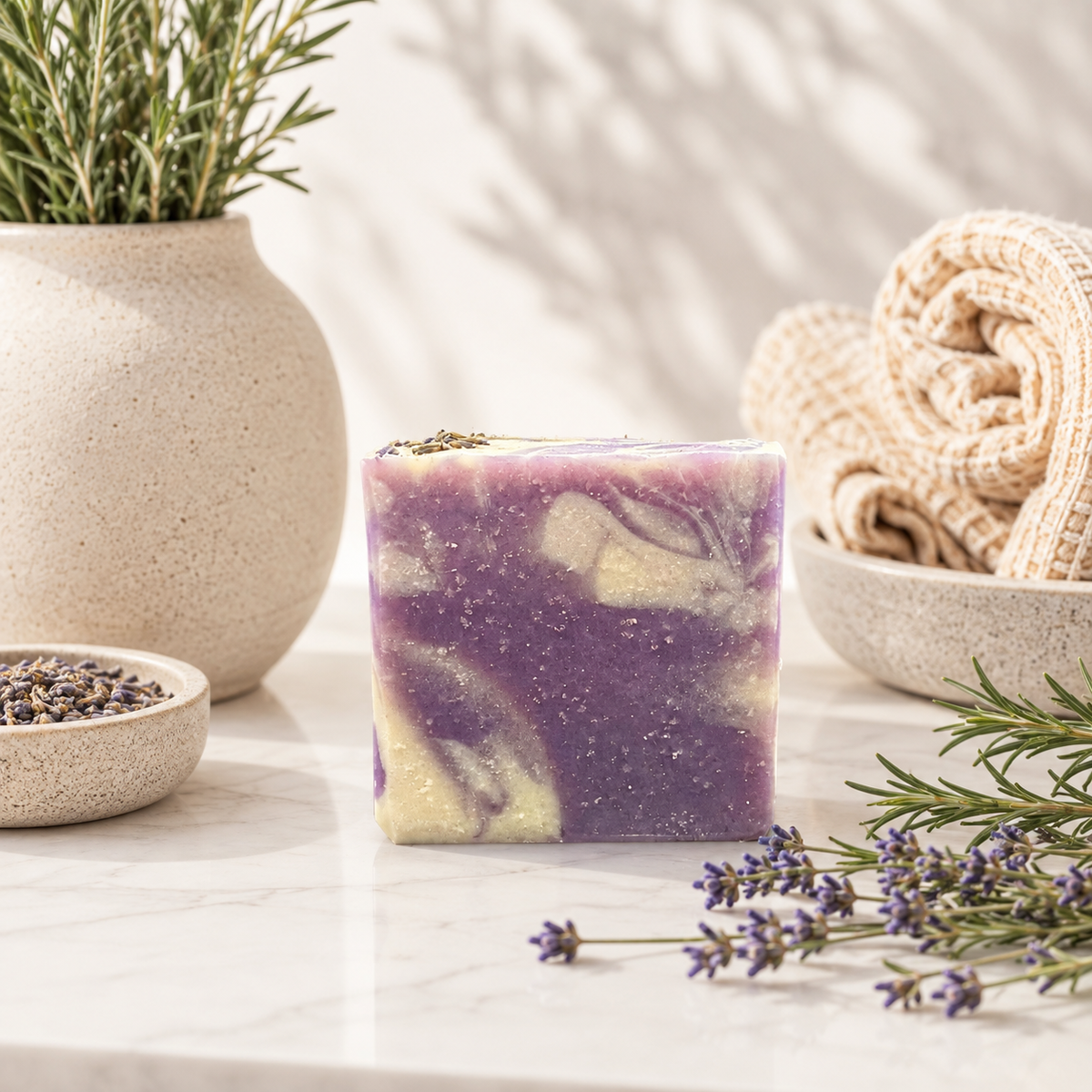Lavender and Rosemary Soap
