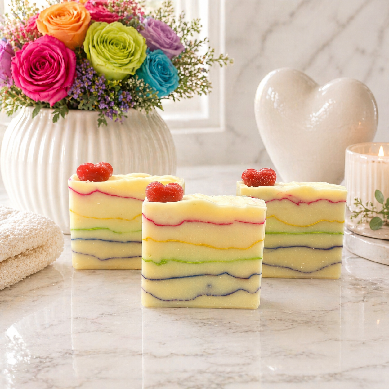 Rainbow Pride Artisan Soap