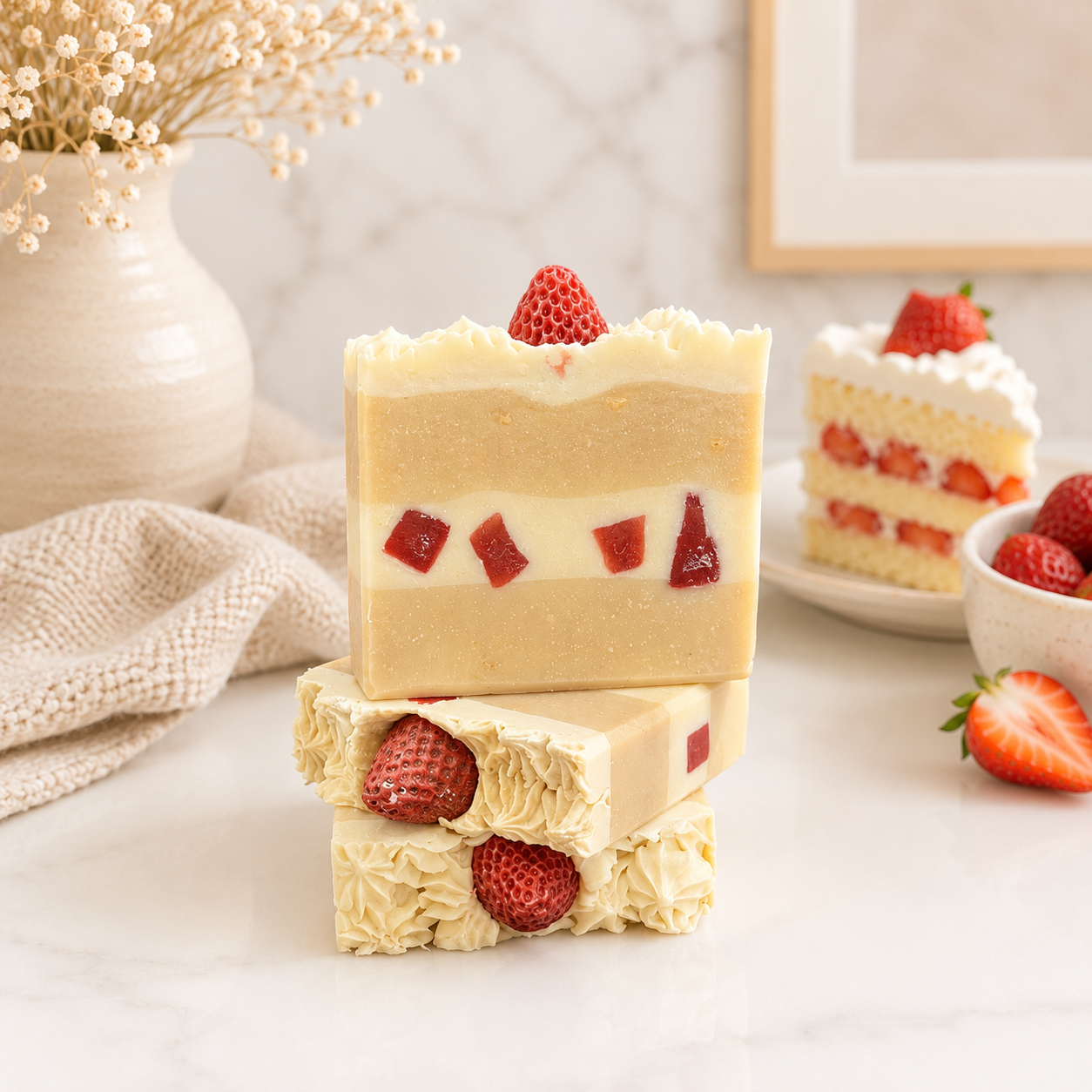 Strawberry Shortcake Artisan Soap