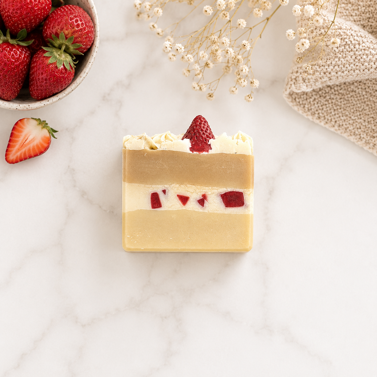 Strawberry Shortcake Artisan Soap