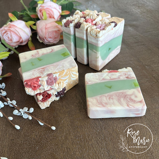Rose and Jasmine Artisan Body Soap